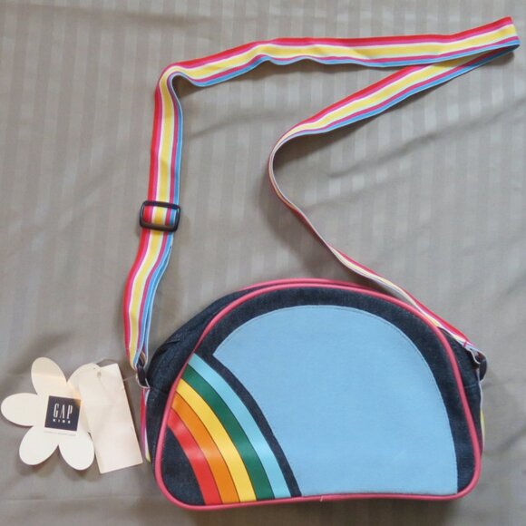 GapKids Purse/Bag w/Attachable Play Pieces-Flowers, Butterfly, Sun & Cloud  NWT - Picture 4 of 9